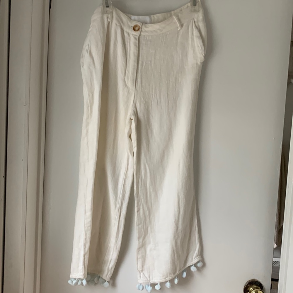 Ettitwa by Anthropologie linen pants- size S- do not buy